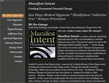 Tablet Screenshot of manifestintent.com